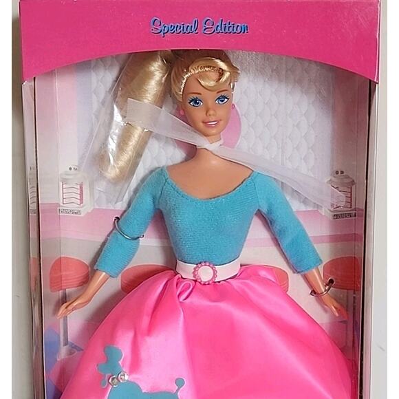 Vtg 1996 Fifties Fun Barbie Doll Special Ed. Mattel New In Box Blonde 15820 NRFB - Picture 2 of 7